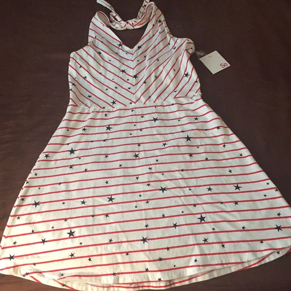 SO Dresses & Skirts - A brand new red white and blue dress
